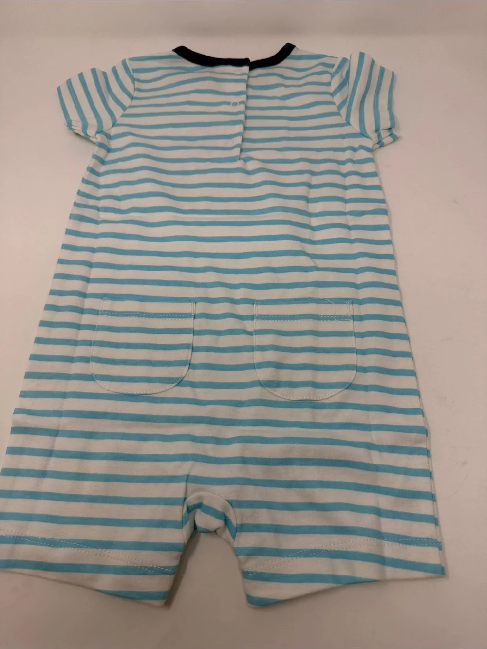 Gymboree pineapple cool Striped Baby Romper NWT size 12-18m